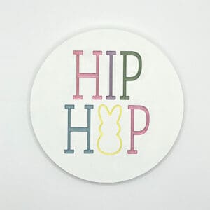 hip hop round sign